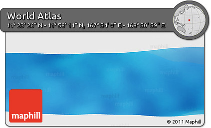 Physical Panoramic Map of the Area around 11° 40' 49" N, 168° 22' 30" E