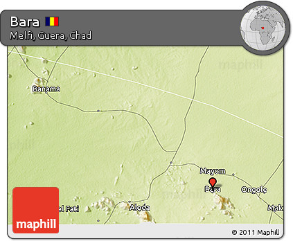 Physical 3D Map of Bara