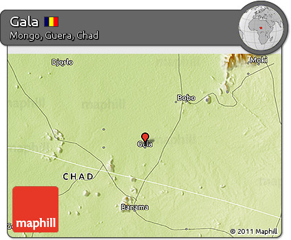 Physical 3D Map of Gala