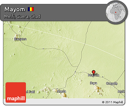 Physical 3D Map of Mayom