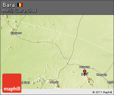 Physical 3D Map of Bara