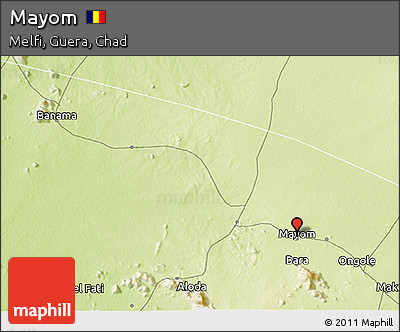 Physical 3D Map of Mayom