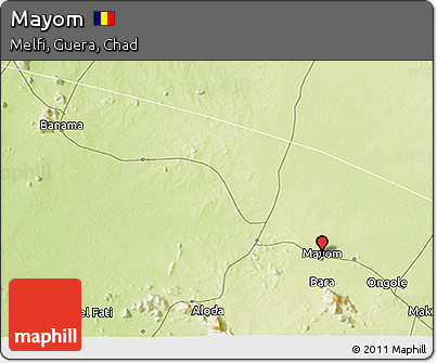 Physical 3D Map of Mayom