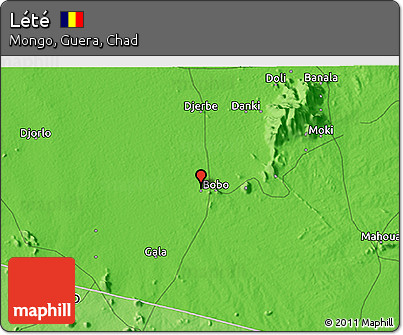 Political 3D Map of Lété