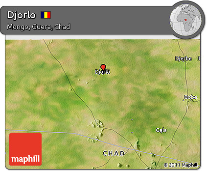 Satellite 3D Map of Djorlo