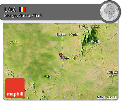 Satellite 3D Map of Lété