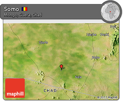 Satellite 3D Map of Somo
