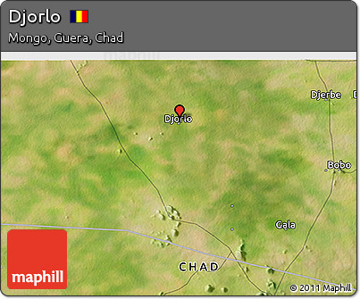 Satellite 3D Map of Djorlo
