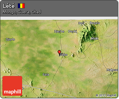 Satellite 3D Map of Lété