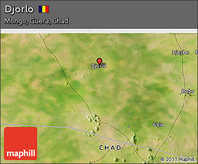 Satellite 3D Map of Djorlo