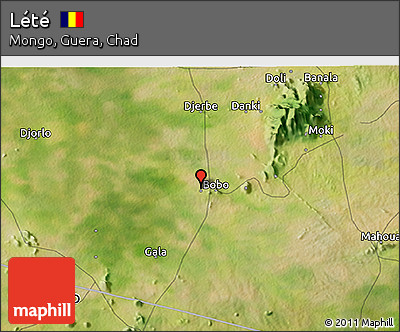 Satellite 3D Map of Lété