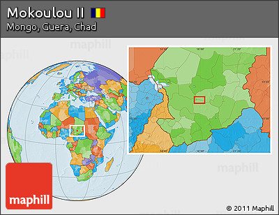 Political Location Map of Mokoulou II