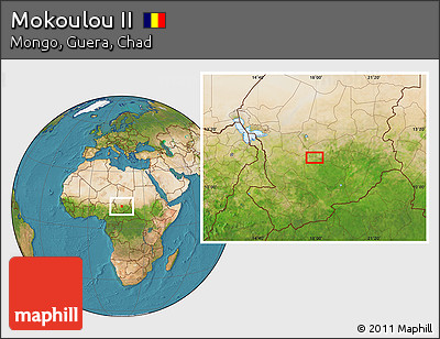 Satellite Location Map of Mokoulou II