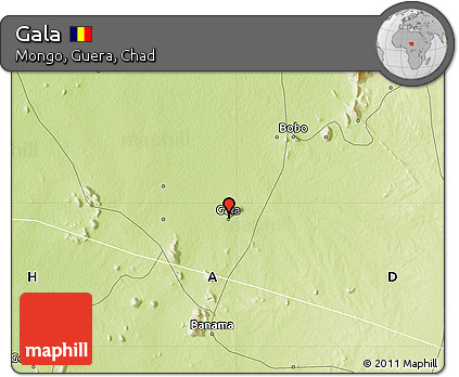 Physical Map of Gala
