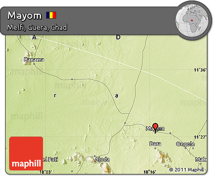Physical Map of Mayom