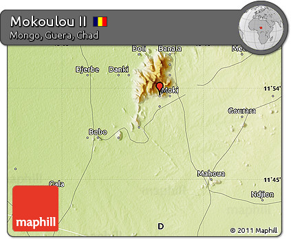 Physical Map of Mokoulou II