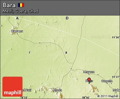 Physical Map of Bara