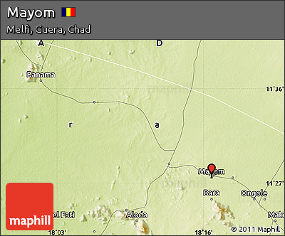 Physical Map of Mayom