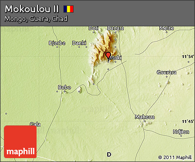 Physical Map of Mokoulou II