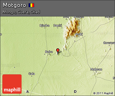 Physical Map of Motgoro