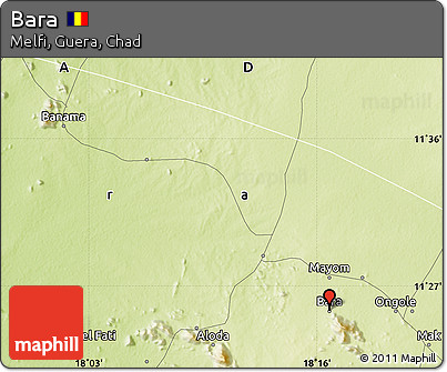Physical Map of Bara