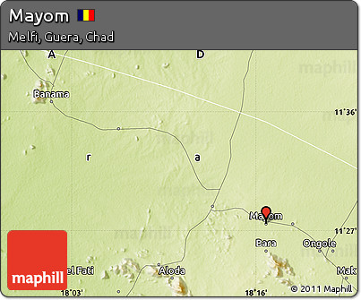 Physical Map of Mayom