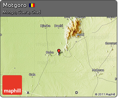 Physical Map of Motgoro