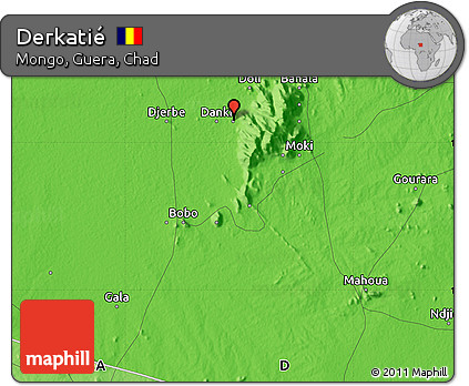 Political Map of Derkatié