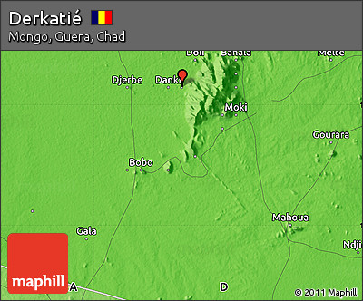 Political Map of Derkatié