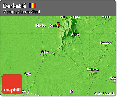 Political Map of Derkatié