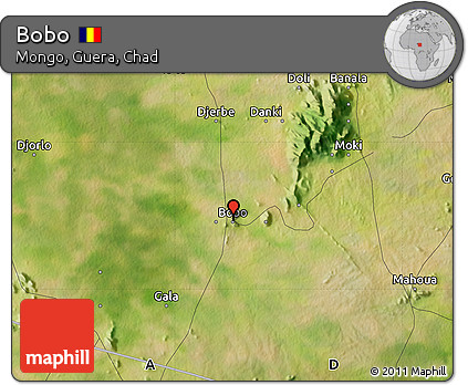 Satellite Map of Bobo