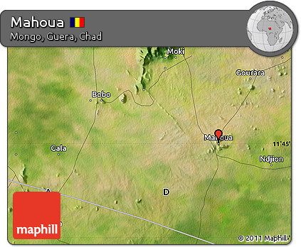 Satellite Map of Mahoua