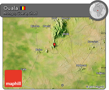 Satellite Map of Ouala