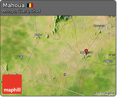 Satellite Map of Mahoua