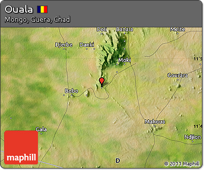Satellite Map of Ouala