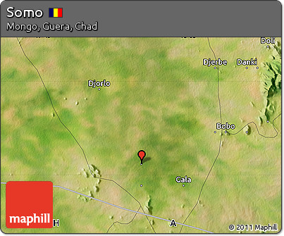 Satellite Map of Somo