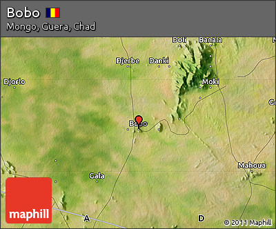 Satellite Map of Bobo