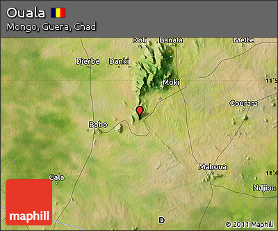 Satellite Map of Ouala