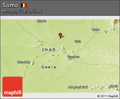 Physical Panoramic Map of Somo