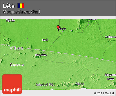Political Panoramic Map of Lété