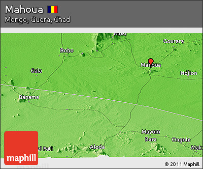 Political Panoramic Map of Mahoua