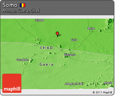Political Panoramic Map of Somo