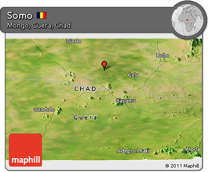 Satellite Panoramic Map of Somo