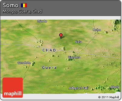 Satellite Panoramic Map of Somo