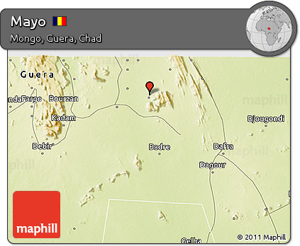 Physical 3D Map of Mayo