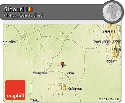 Physical 3D Map of Sihouri