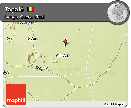 Physical 3D Map of Tagalé