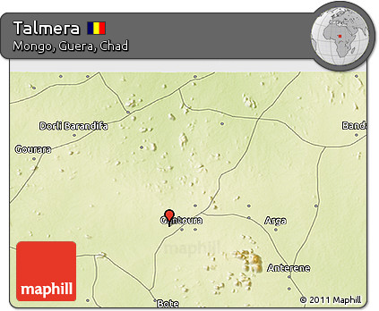 Physical 3D Map of Talmera