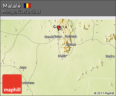 Physical 3D Map of Malalé