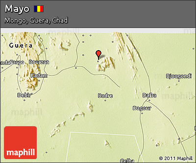 Physical 3D Map of Mayo
